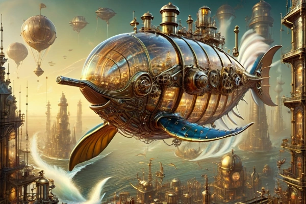 機械仕掛けの飛行クジラ