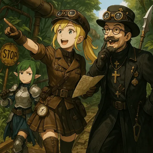 「アイピク島の線路を追え！」　～帝国自衛陸軍水上機動団（仮）特別調査任務～