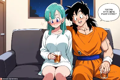 ヤムチャとブルマ１