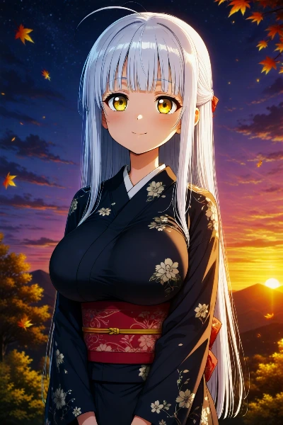 紅葉舞う夕暮れの約束