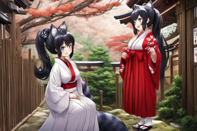 ケモミミ巫女達