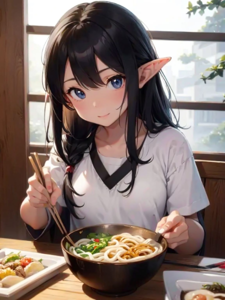 老舗うどん屋看板娘　小麦ちゃんの休日