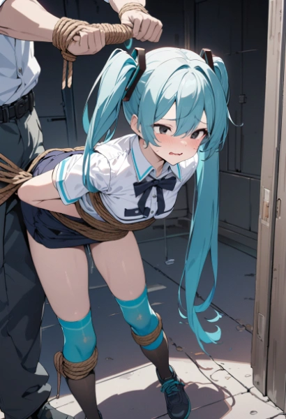 捕縛されたミク