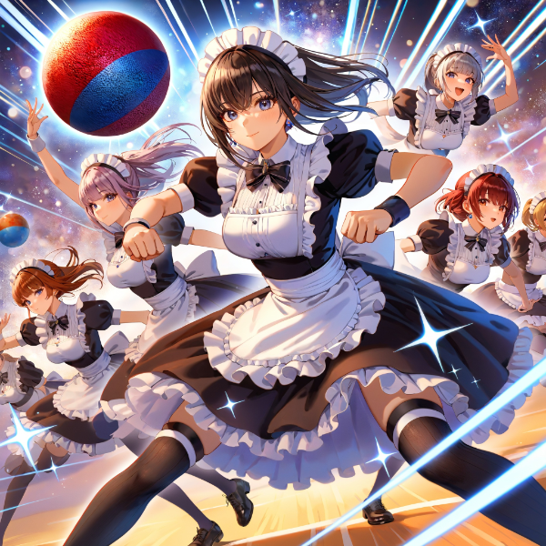 メイド・ドッジボール　（25枚）【再投稿】