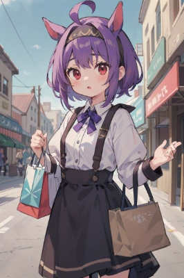 カチューシャをした獣人の少女