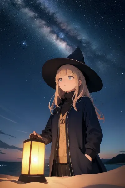 砂浜の魔女とランタンの秘密