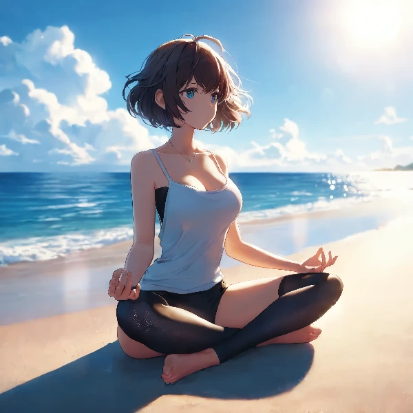 瞑想 ― The Mudra by the Sea