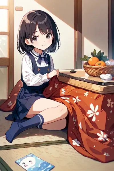 ＪＳちゃんと炬燵