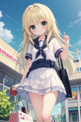 金髪の女の子