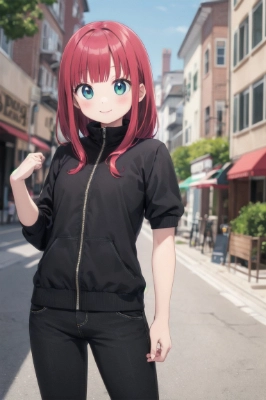 赤髪の女性