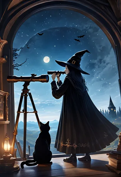 月夜の魔女と星の秘密