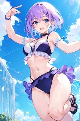 「さあ泳ぐぞーっ！」
