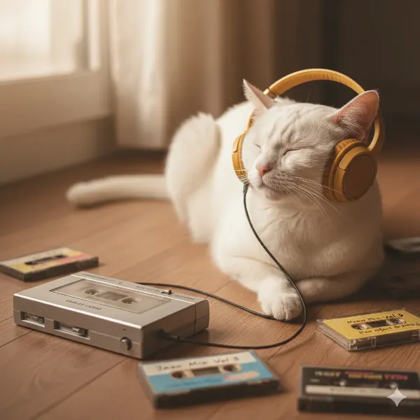 白猫のメロディックな午後の夢