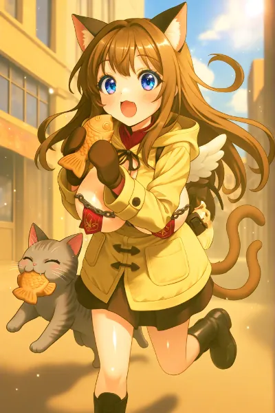 たい焼き食い逃げ少女