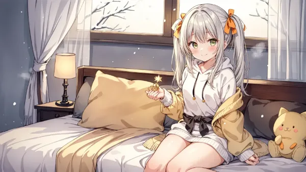 雪の朝に咲く小さな願い