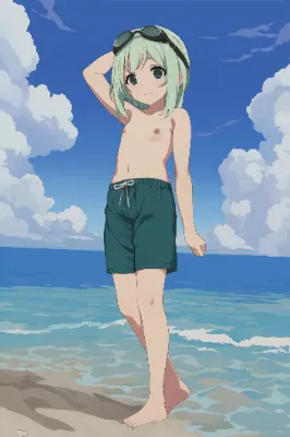 男水着チャレンジ