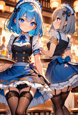 がんばりウエイトレスさん