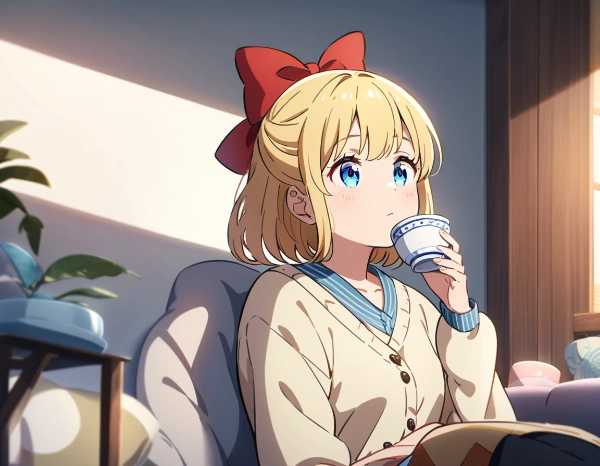 お茶でも飲もう