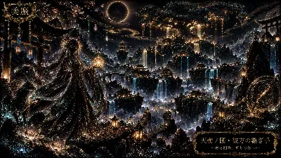 天樹ノ国に輝く黒衣の祈り