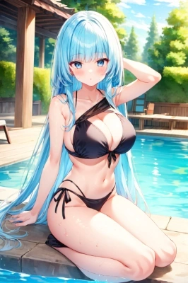 プールサイド
