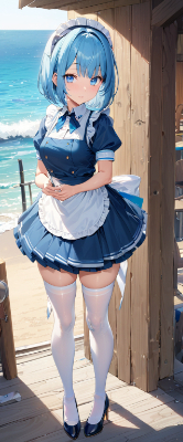 お昼過ぎのウエイトレスさん