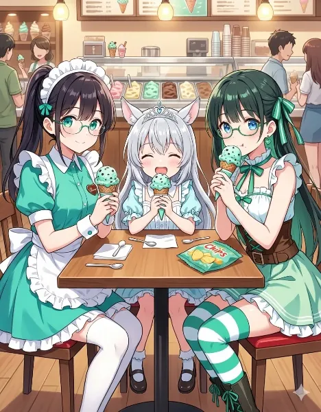 今日はチョコミントの日らしいので…