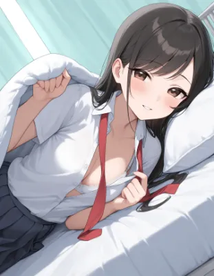 保健室で