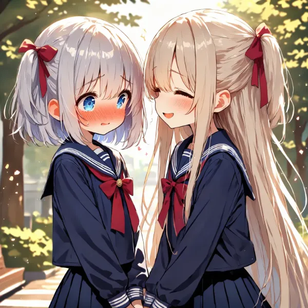 今日の百合イラスト