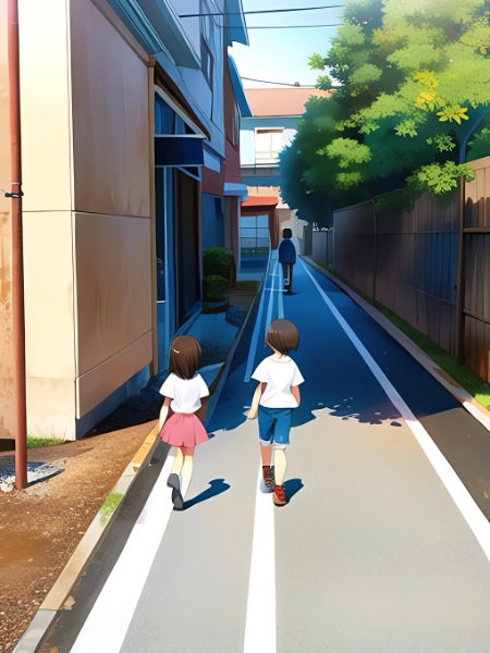 道路の白線