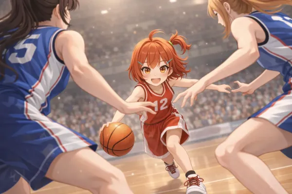 いくらと花音・バスケット