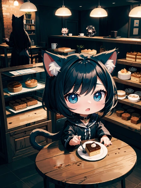 黒猫のケーキ屋さん