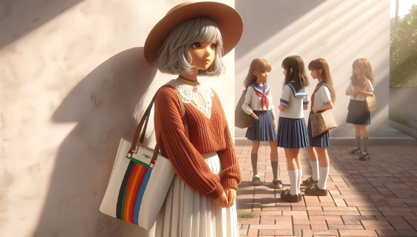 母校訪問…私服で浮く私…