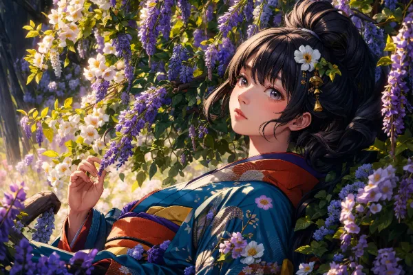 ラベンダーの中で