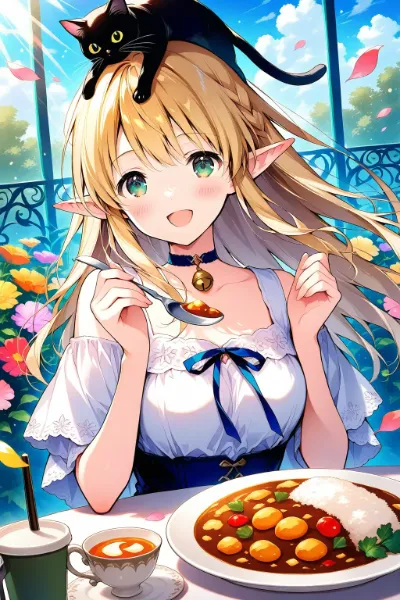 あつあつカレーライス