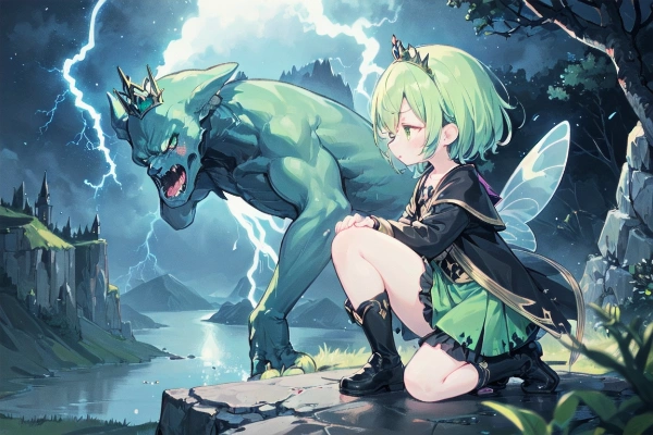 風の魔法少女と怪物