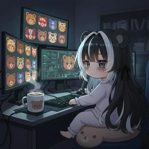 🧸「祭りのお面」の巻き🌈