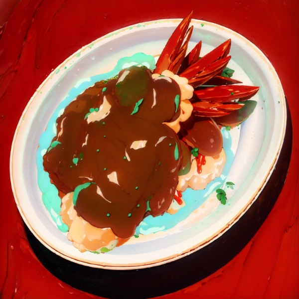 お姉ちゃんの好きな、チョコミントエビフライだよ♡