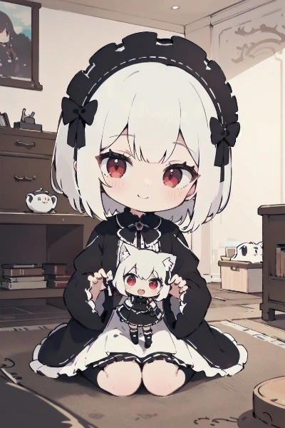 ゴスロリ白髪っ子
