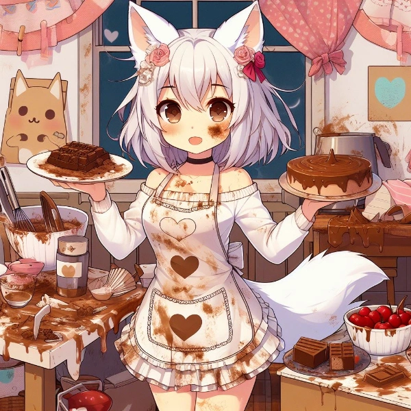 バレンタインの準備中💕