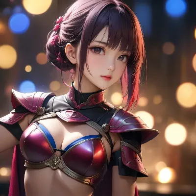 幻想の紫髪戦乙女