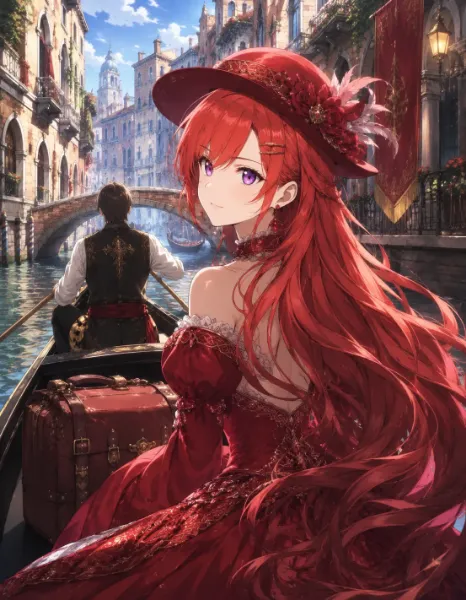 赤髪令嬢