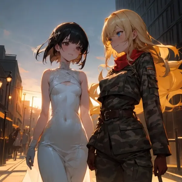 黒髪＆ブロンド・知り合いにディスコへ誘われた