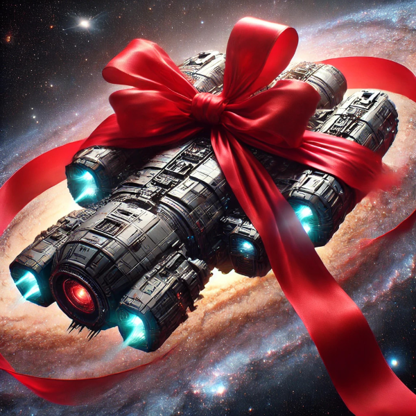 リボンｘ宇宙船　（25枚）