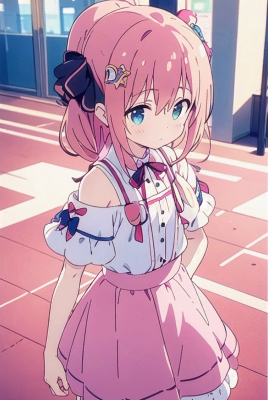 ピンクのスカート2☆