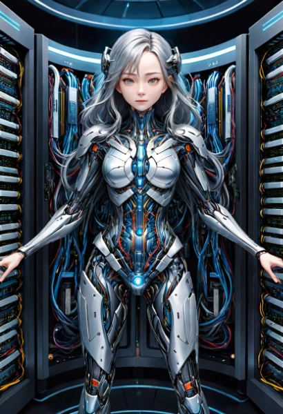 スーパーコンピュータに組み込まれた淑女