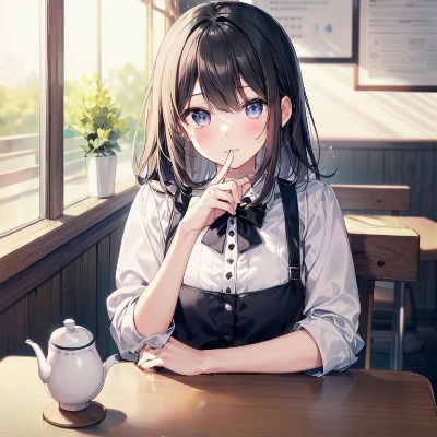 見つめてくる女の子
