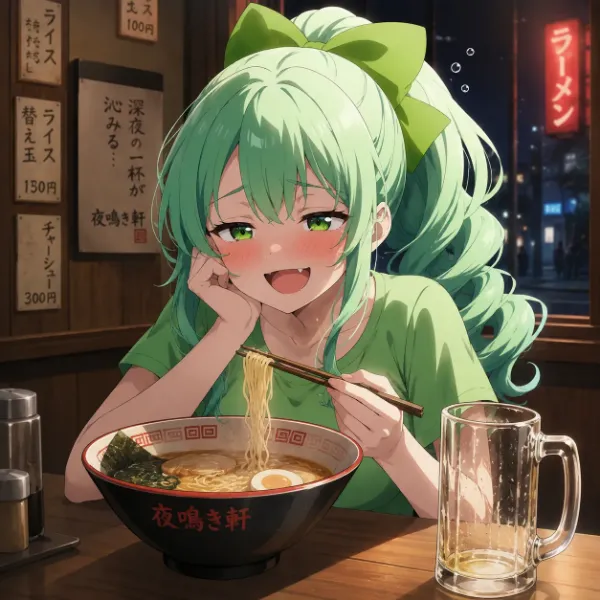 締めのラーメン