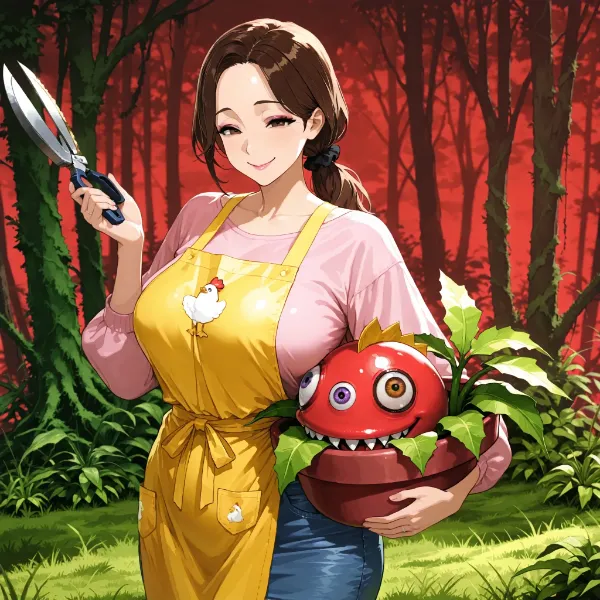 異世界の庭園かなんかのお題で作ったやつ