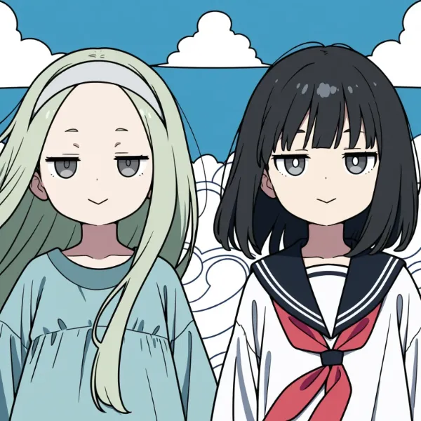 【よその子コラボ】 奇行種 meets おひるね種