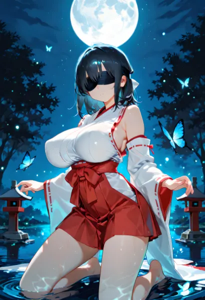 目隠し巫女